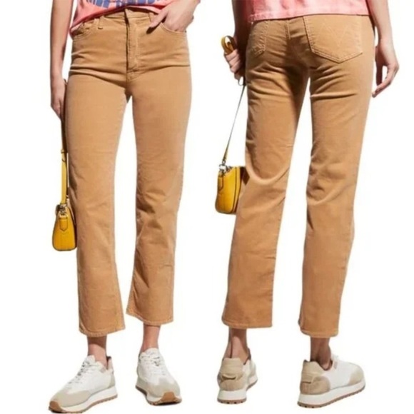 Mother The Tomcat Ankle Jean Hopscotch Tapenade Corduroy Sz 26 - Picture 14 of 14
